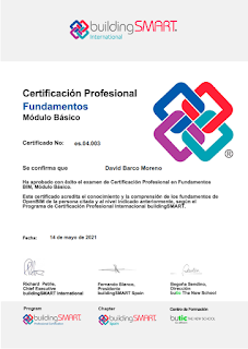 Curso de Certificación Fundamentos Building Smart International y oferta formativa butic
